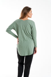 Betty Basics - Phoebe Top- Celadon